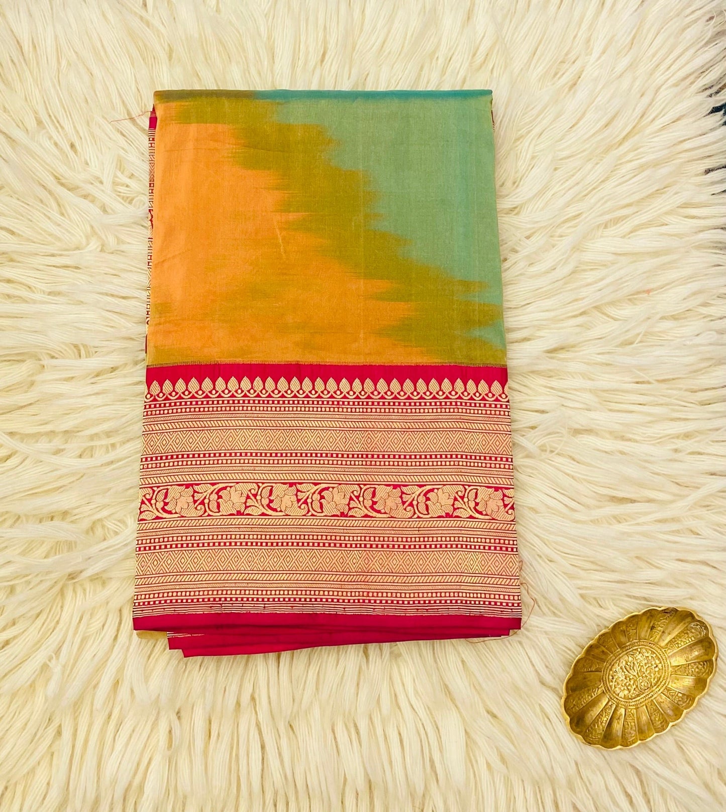 RANG ABHA (Pure Tissue Rangkaat Multicolour Saree)