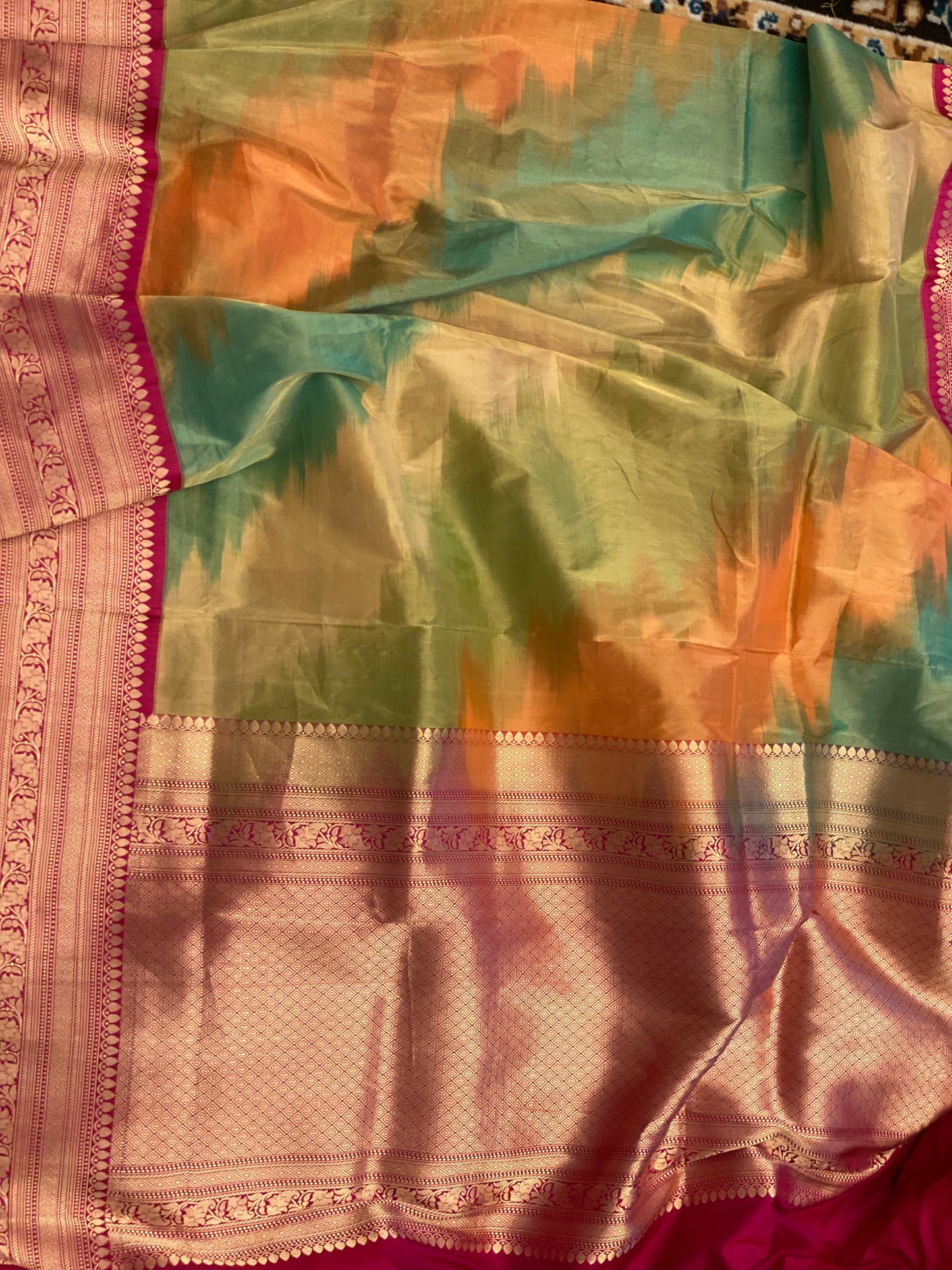 RANG ABHA (Pure Tissue Rangkaat Multicolour Saree)