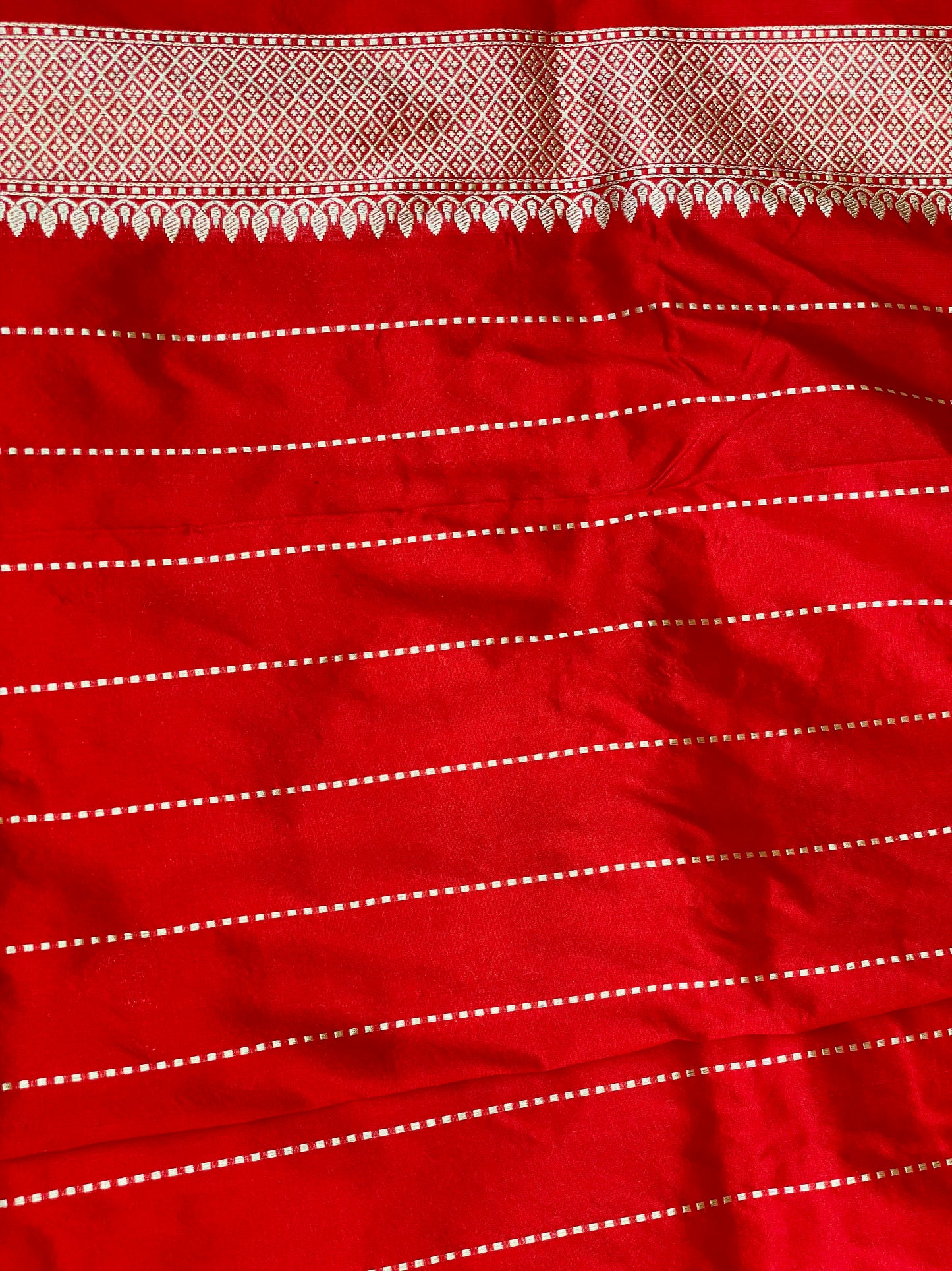 Pure Katan Meenakari Red