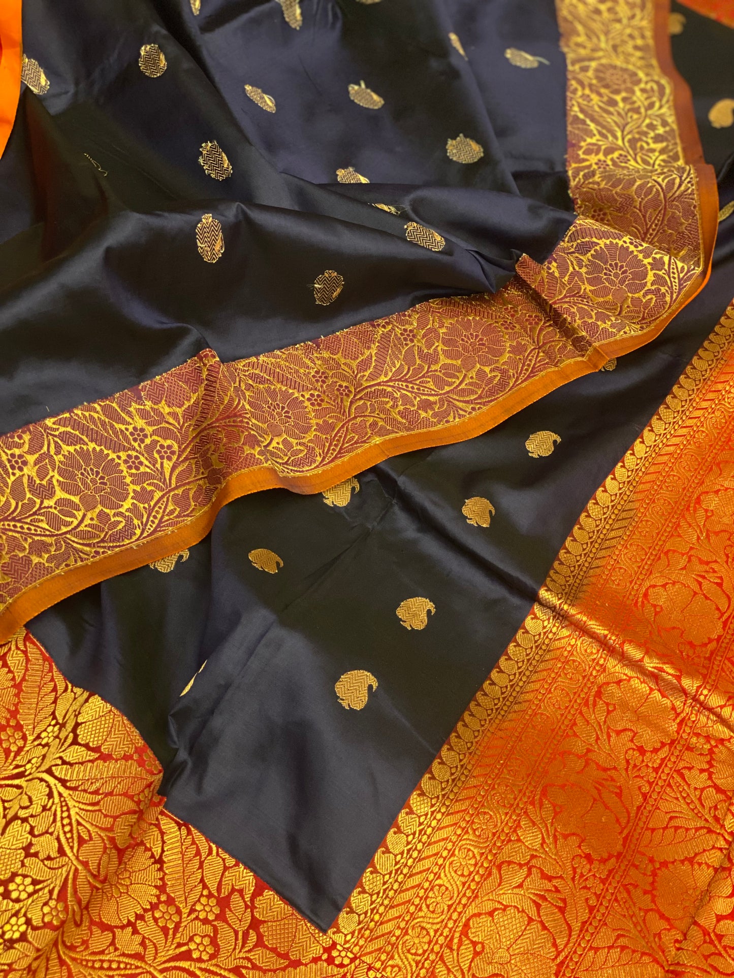 NEEL PRABHA (Pure Katan Silk Saree)