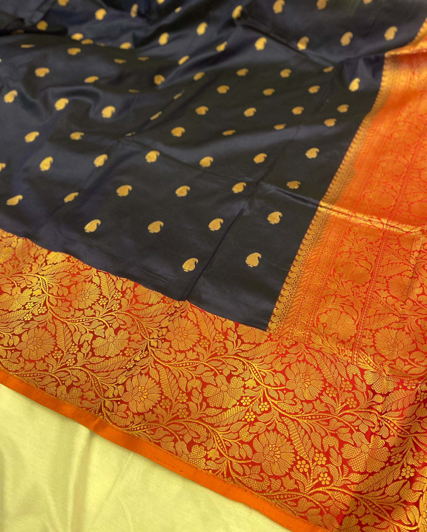 NEEL PRABHA (Pure Katan Silk Saree)