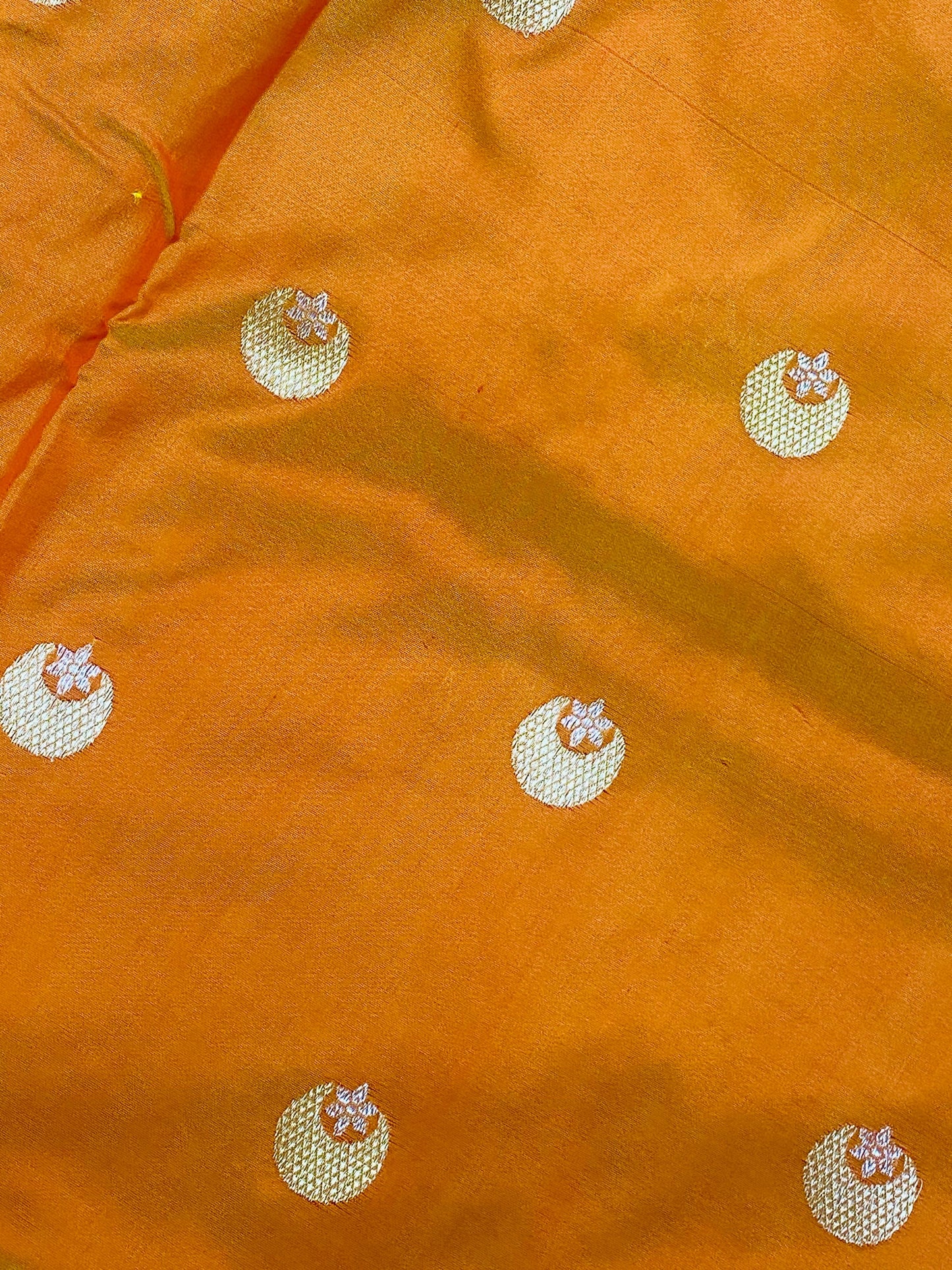 Pure Handloom Katan Saree Meenakari