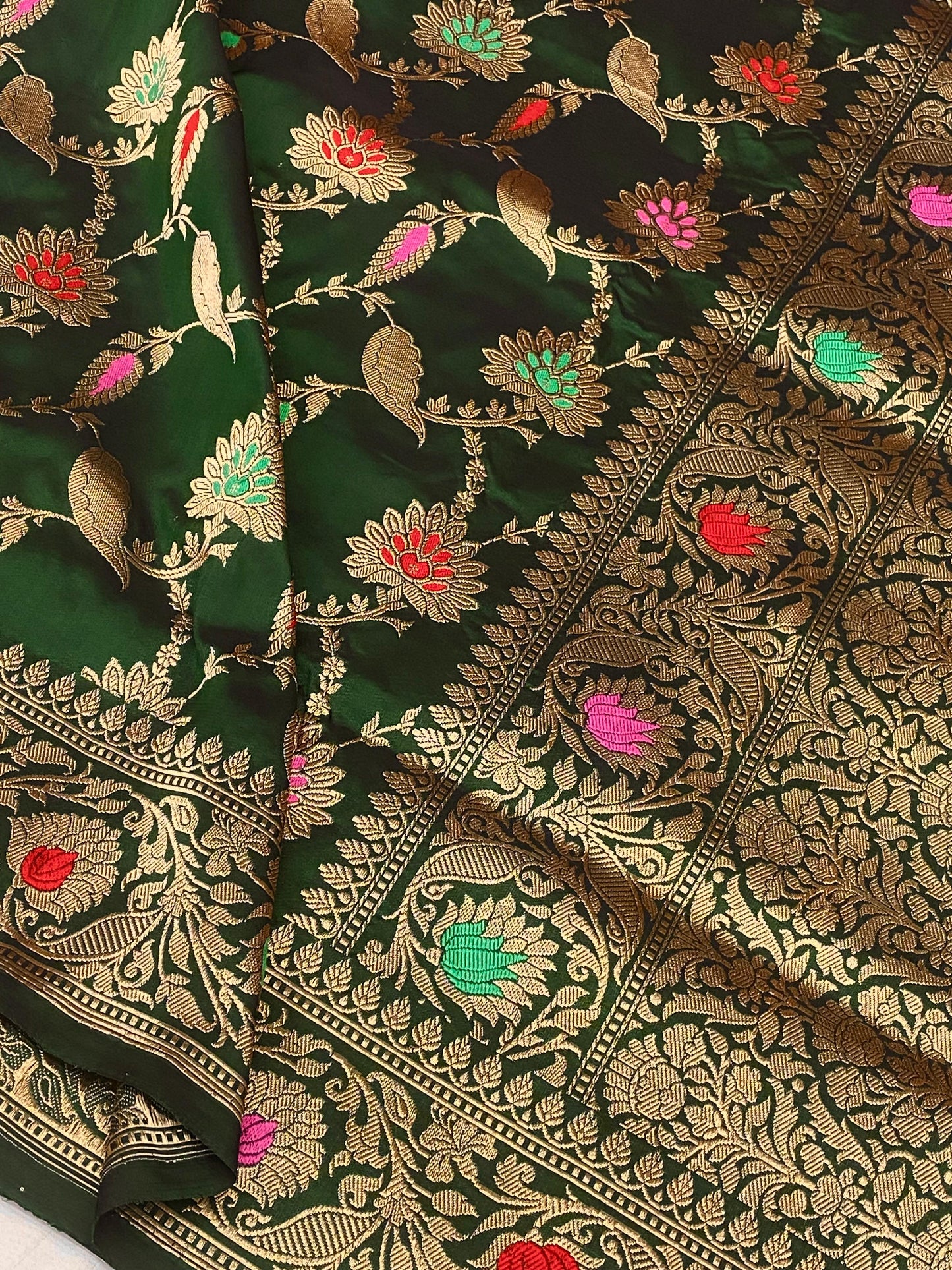 Pure Handloom Katan Saree