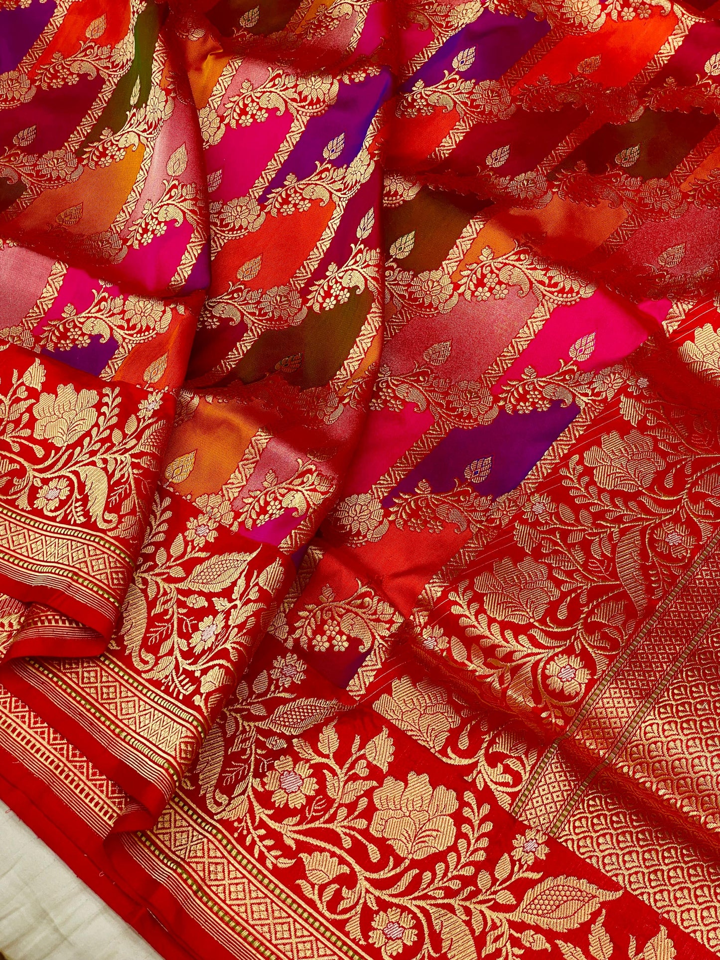 Pure Handloom Katan Silk Saree