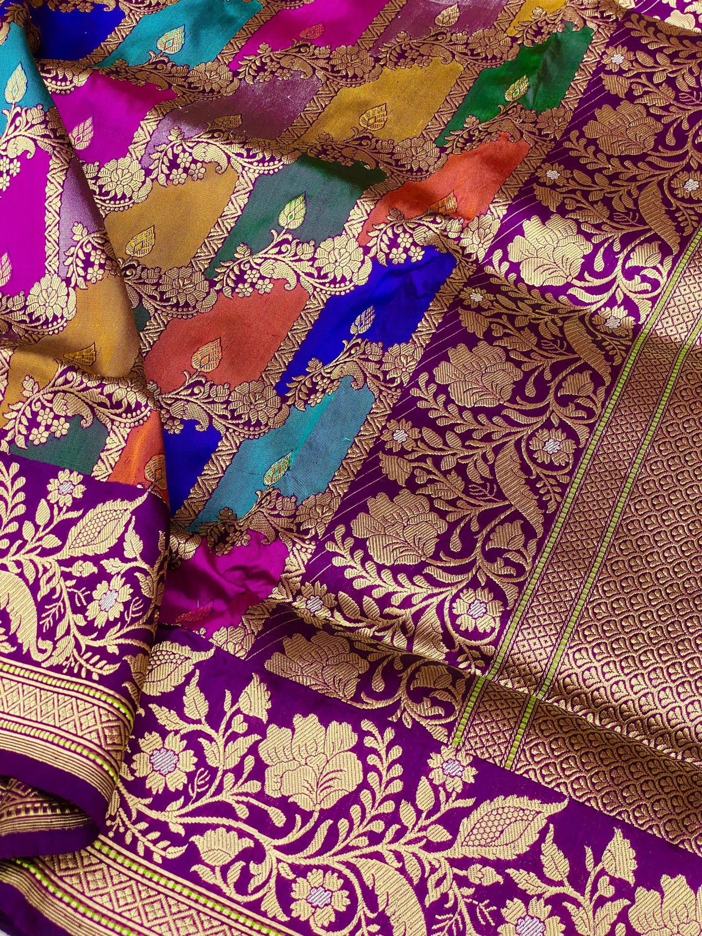 Pure Katan Rangkaat Saree