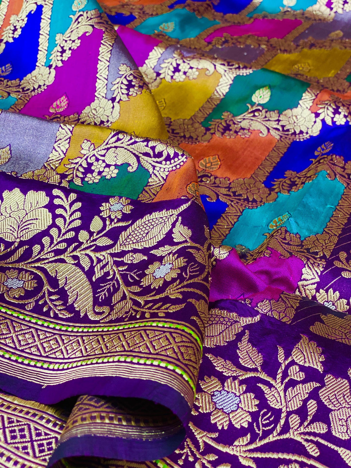 Pure Katan Rangkaat Saree