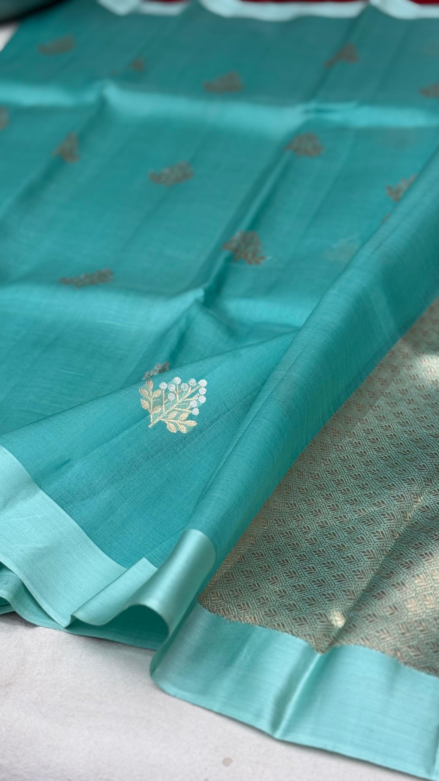 Pure Raw Mango Silk Saree Resham Aam