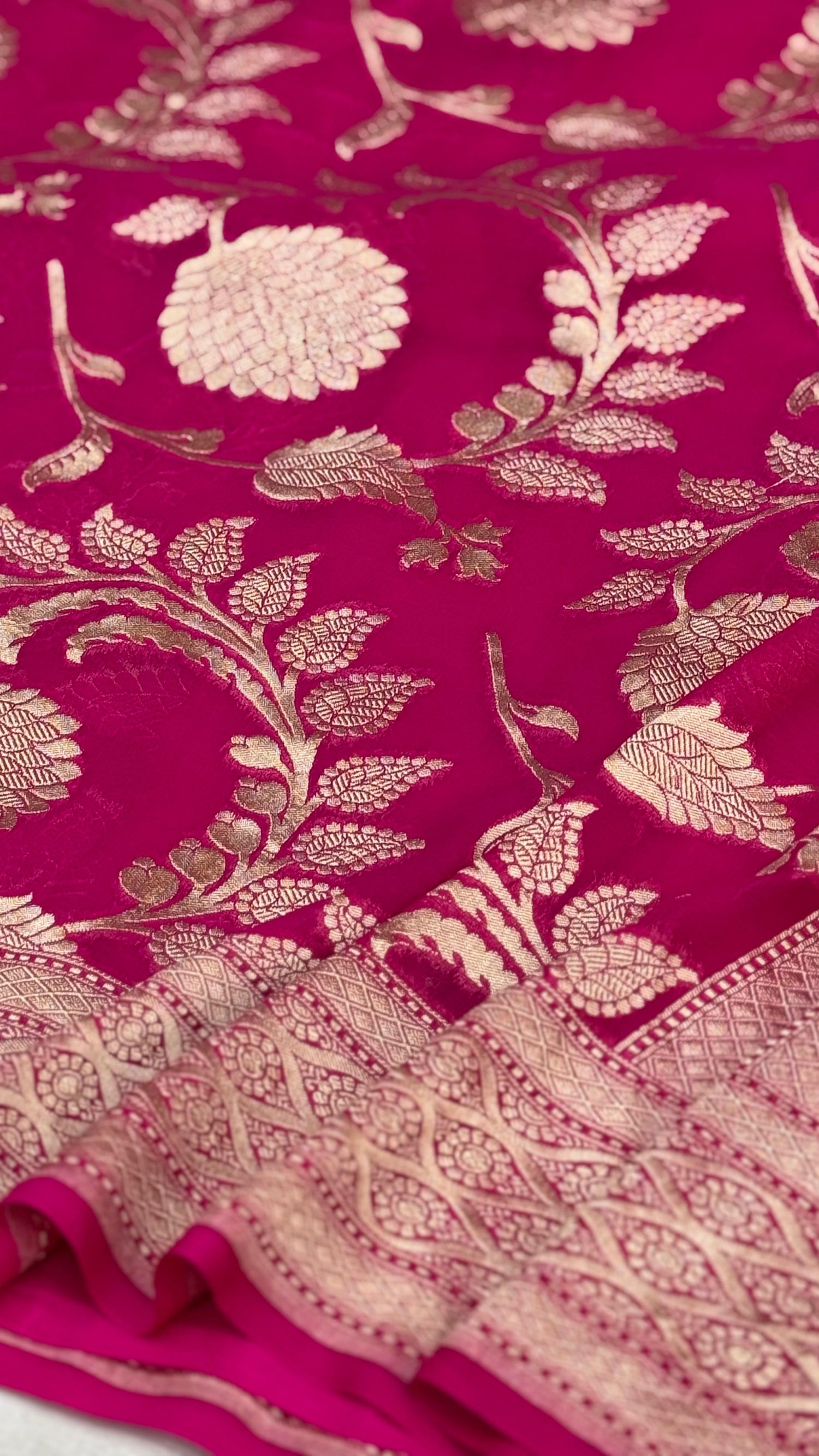Pure Khaddi Georgette Saree Shabnami