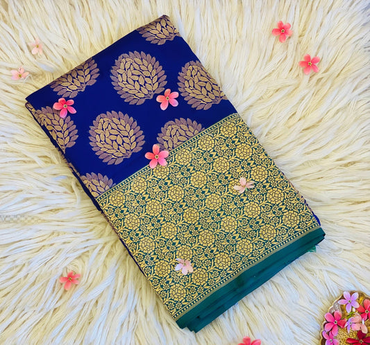 SWARN RAS (Pure Katan Kadhwa Saree)