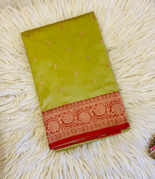 VIRAJ HARITA (Pure Katan Saree)