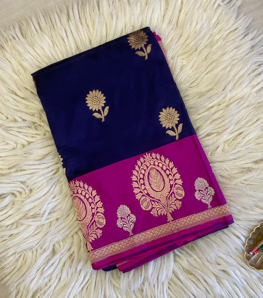 NEEL KANTI (Pure Katan Saree)