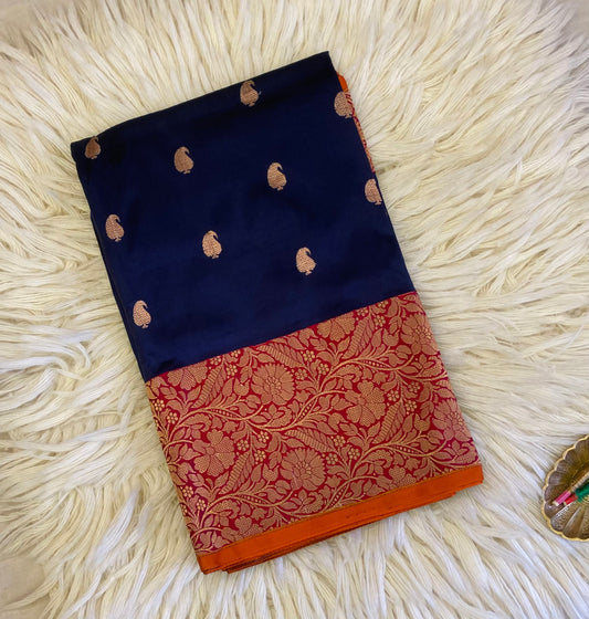 NEEL PRABHA (Pure Katan Silk Saree)