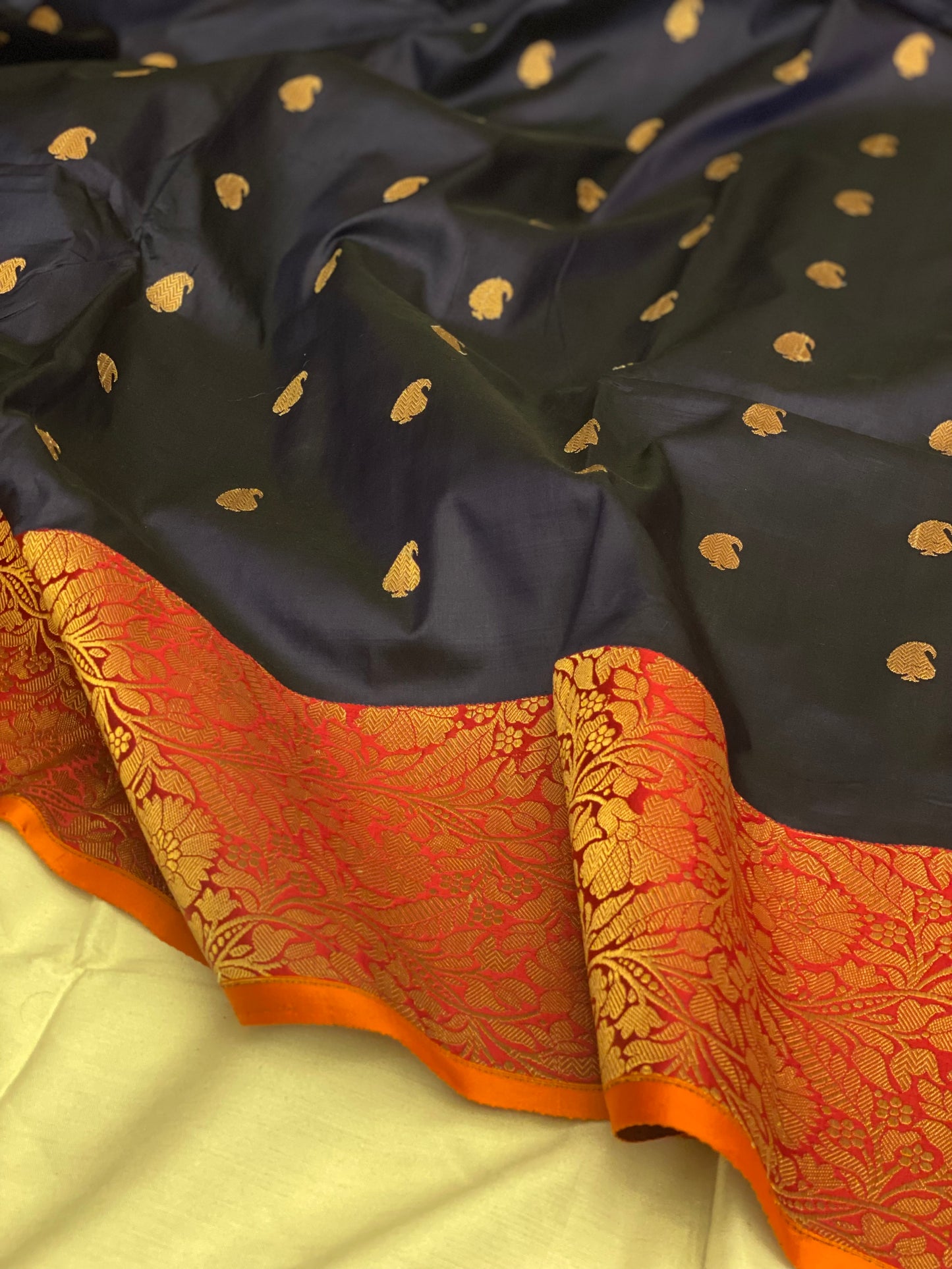 NEEL PRABHA (Pure Katan Silk Saree)