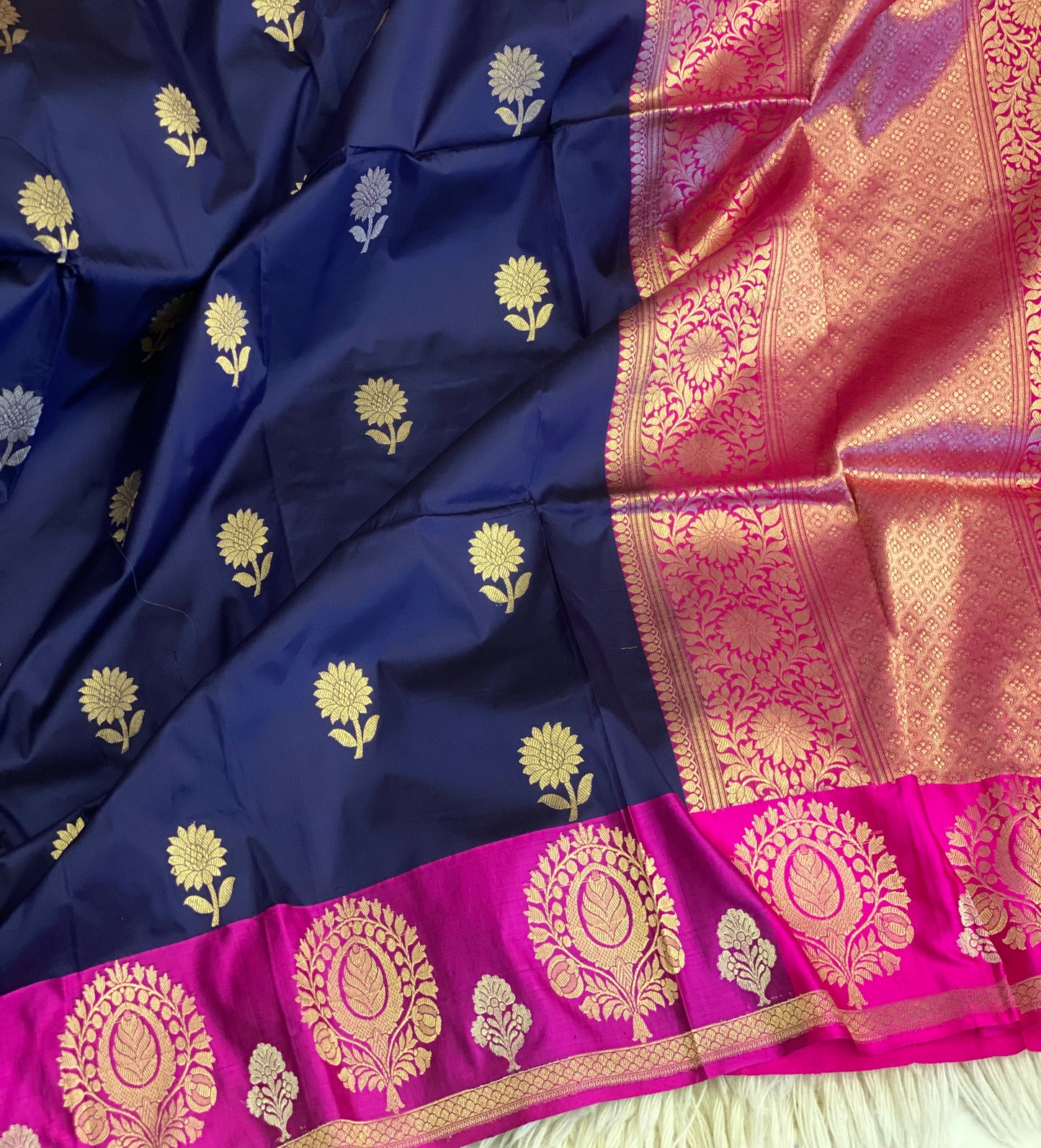 NEEL KANTI (Pure Katan Saree)