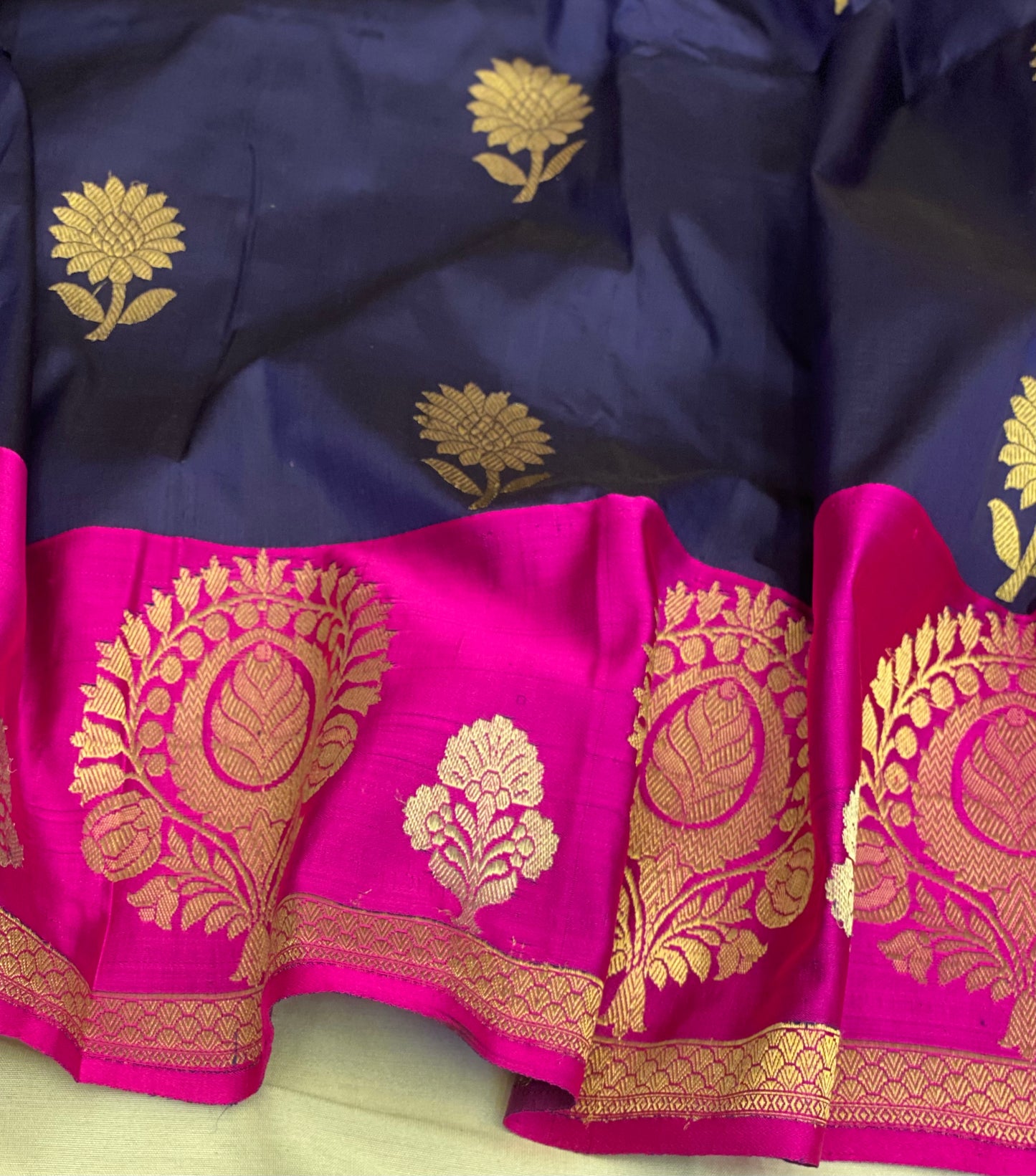 NEEL KANTI (Pure Katan Saree)