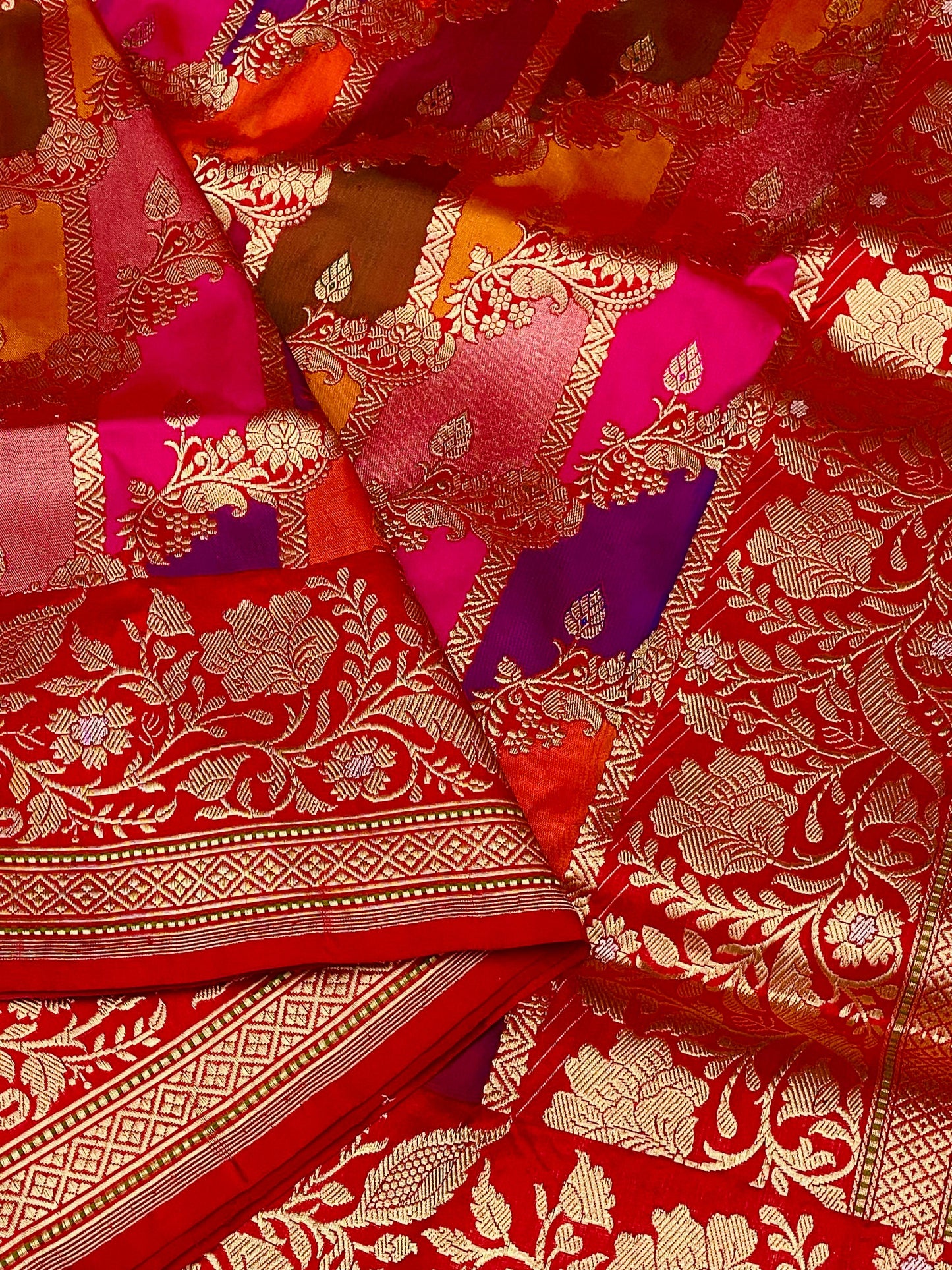Pure Handloom Katan Silk Saree