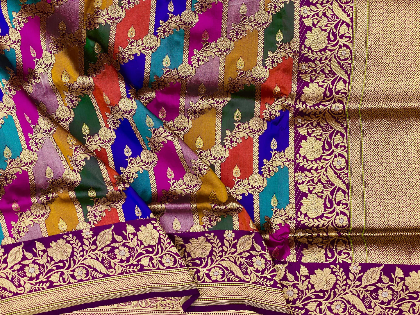 Pure Handloom Katan Silk Saree